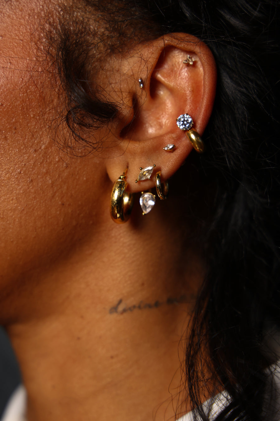 Solitaire Ear Cuffs