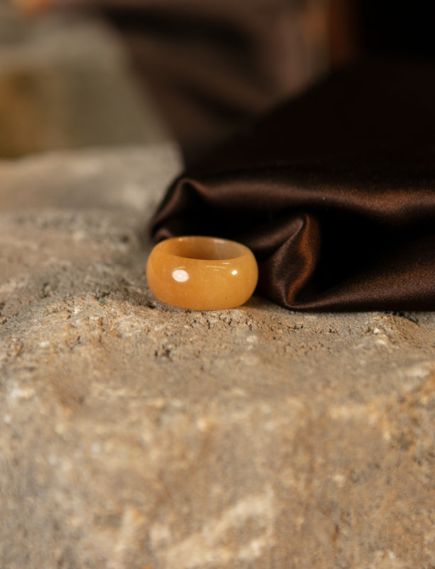 Citrine Stone Ring